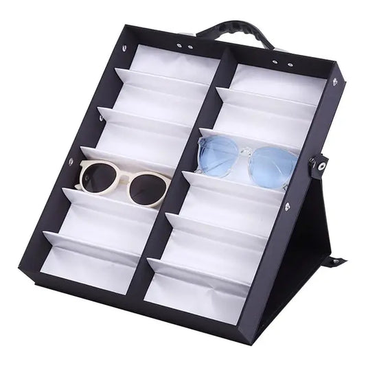 Sunglasses multi grid glasses display 12 slots