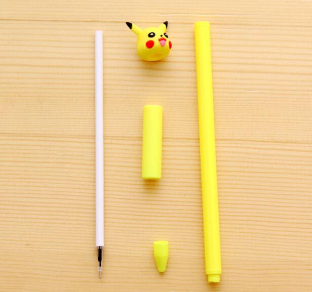 2pc Cartoon Kawaii Cute Plastic Pokemon Gel Pens For Kids