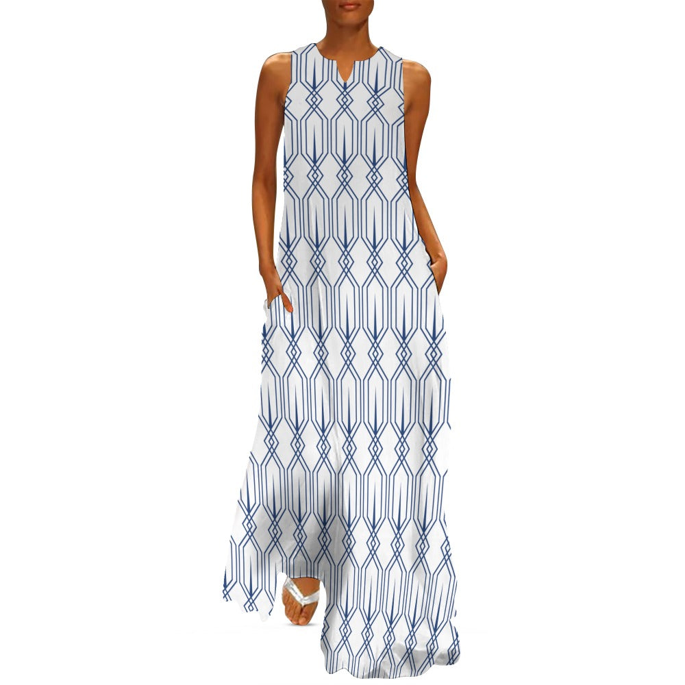 Geometric Long dress S-5XL