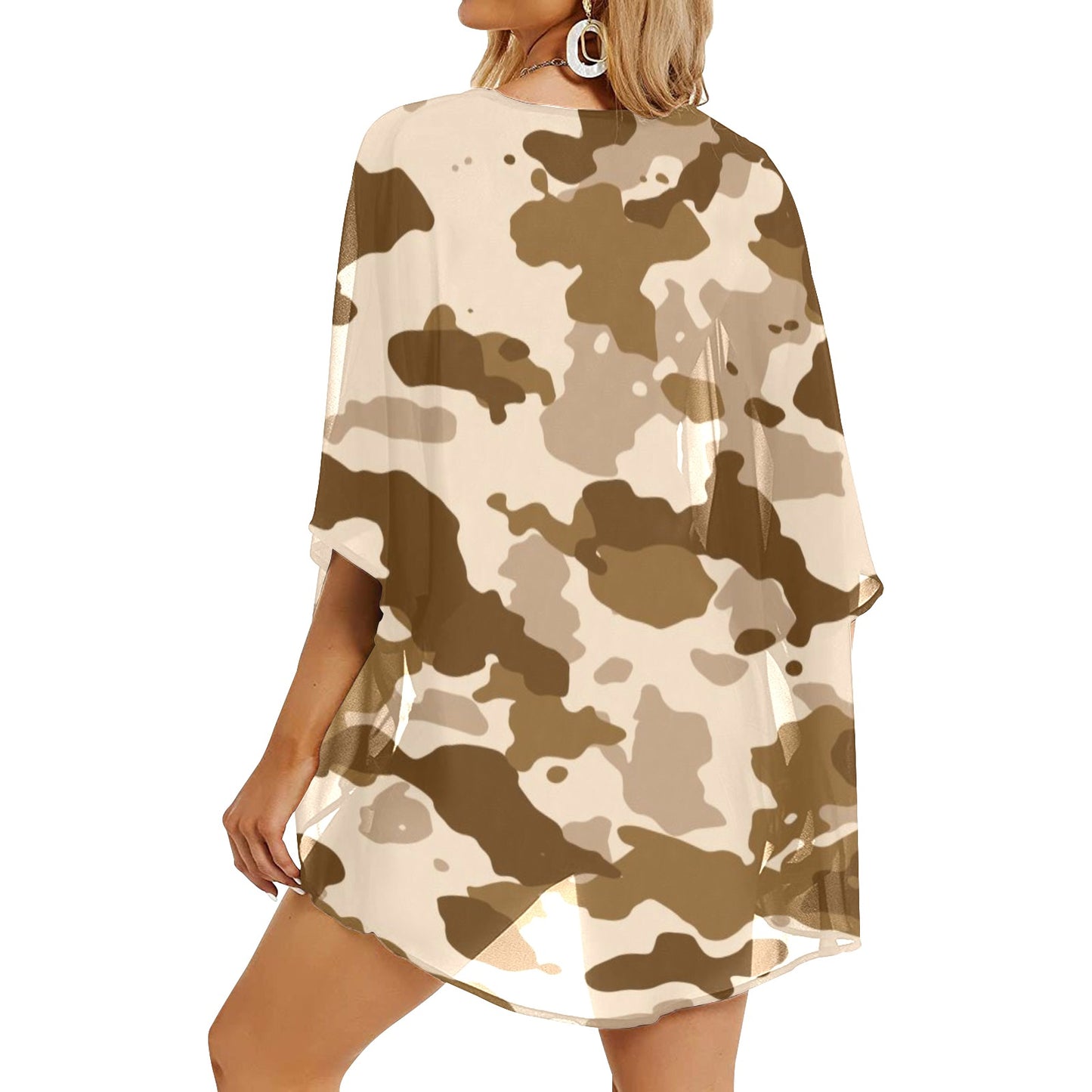 Women's Kimono Chiffon Cover Up (H51)