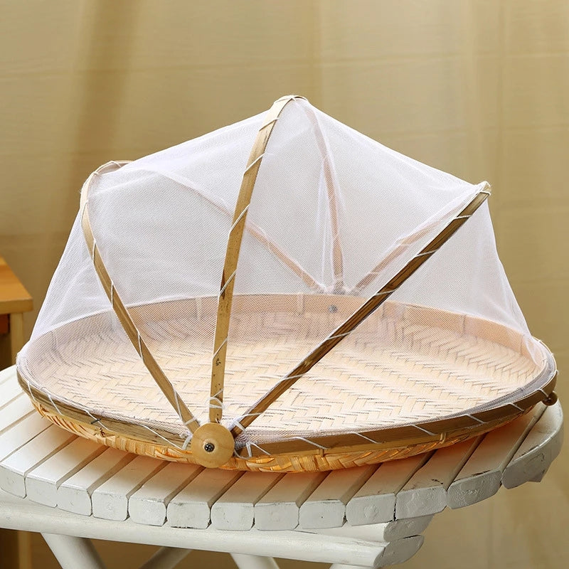 Handmade Bamboo Basket Steamed Bread Basket Bamboo Dustpan