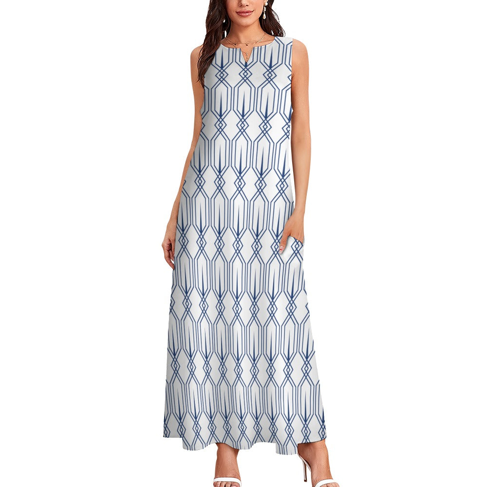 Geometric Long dress S-5XL