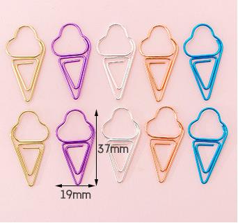 10 pcs/pack cute Mini Paper Clips Kawaii