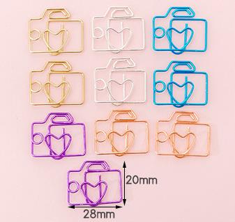 10 pcs/pack cute Mini Paper Clips Kawaii