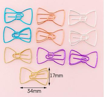 10 pcs/pack cute Mini Paper Clips Kawaii