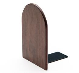 Solid beech wood book end