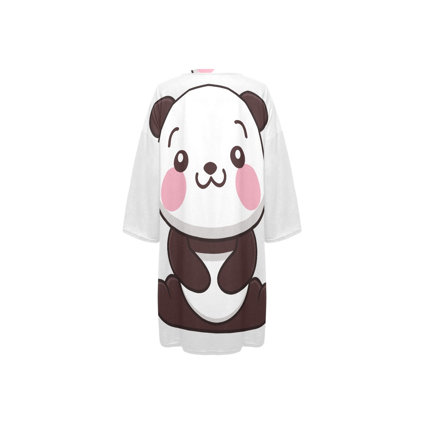 Cute Panda Women's Oversized Sleep Tee (T74)