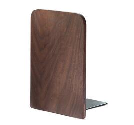 Solid beech wood book end