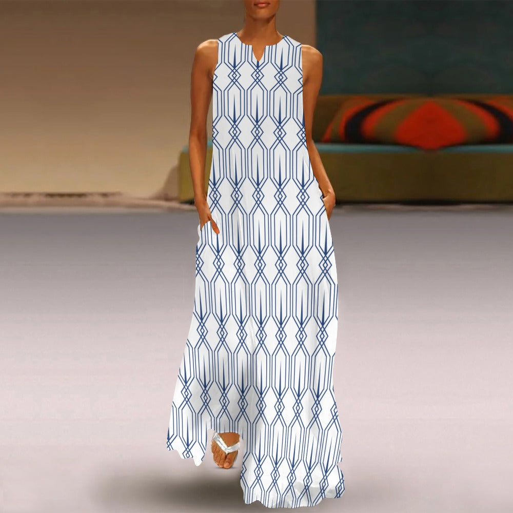 Geometric Long dress S-5XL