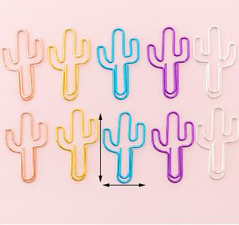 10 pcs/pack cute Mini Paper Clips Kawaii