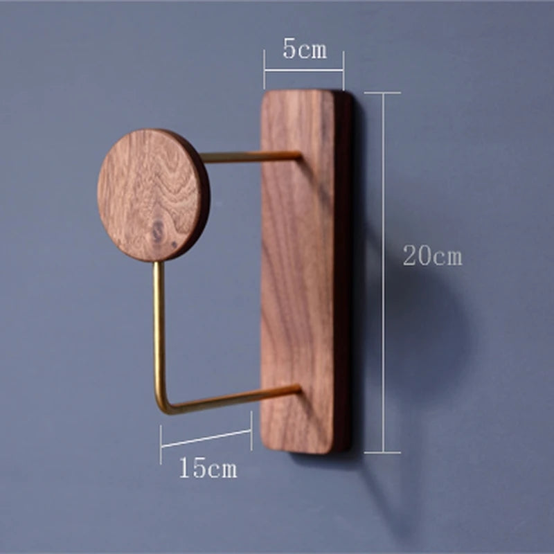 Walnut Wall Mounted Hanger