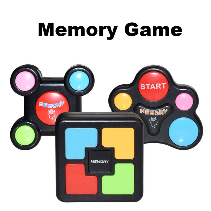 Educational Memory Game Machine with Lights Sounds Toy Interactive Game Memory Training Game Machine Funny Toys for Children