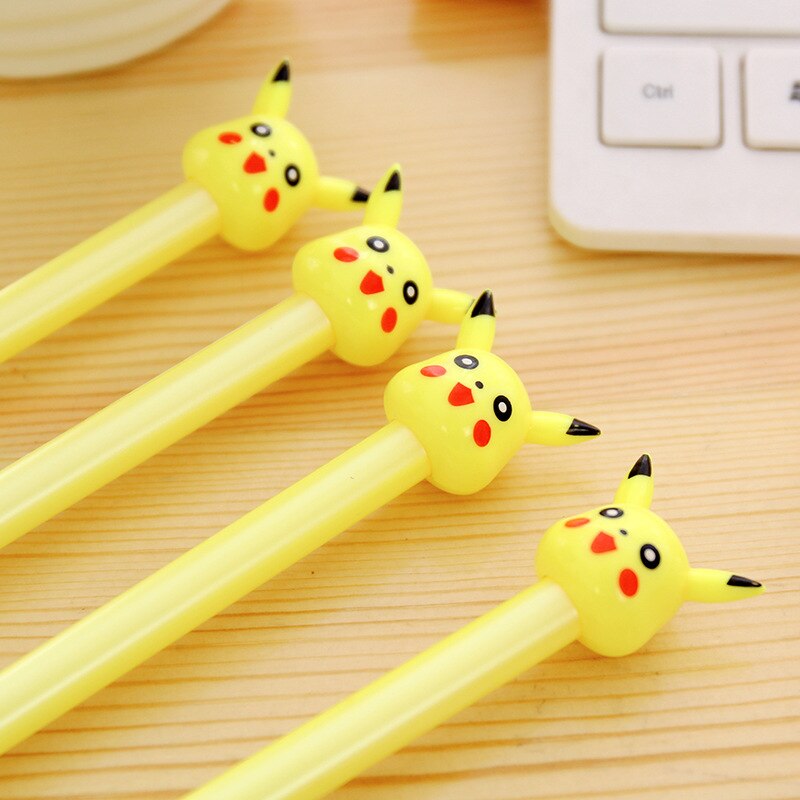 2pc Cartoon Kawaii Cute Plastic Pokemon Gel Pens For Kids