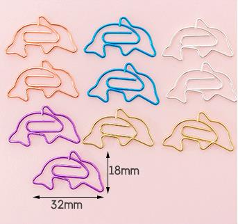 10 pcs/pack cute Mini Paper Clips Kawaii