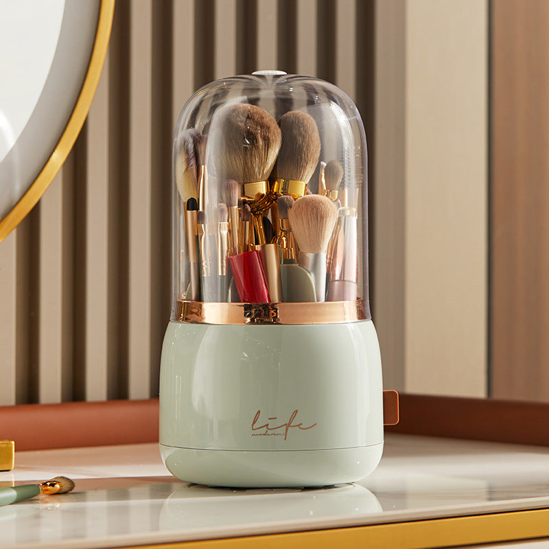 Cosmetic Brush Rotating Storage Organizer