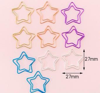 10 pcs/pack cute Mini Paper Clips Kawaii