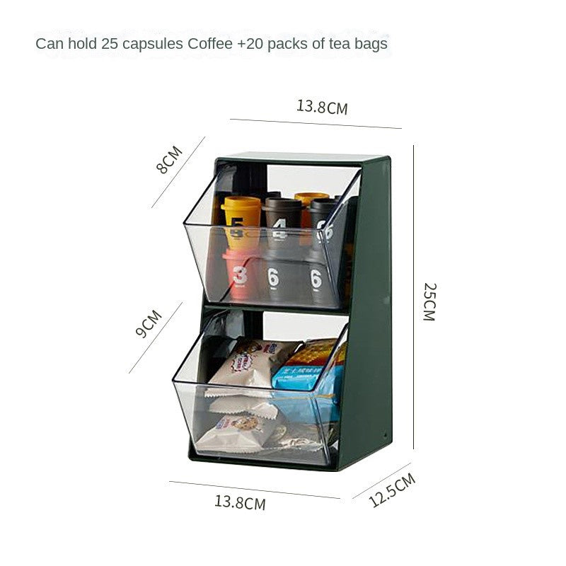 Storage Box for Tea bags Coffee Capsules