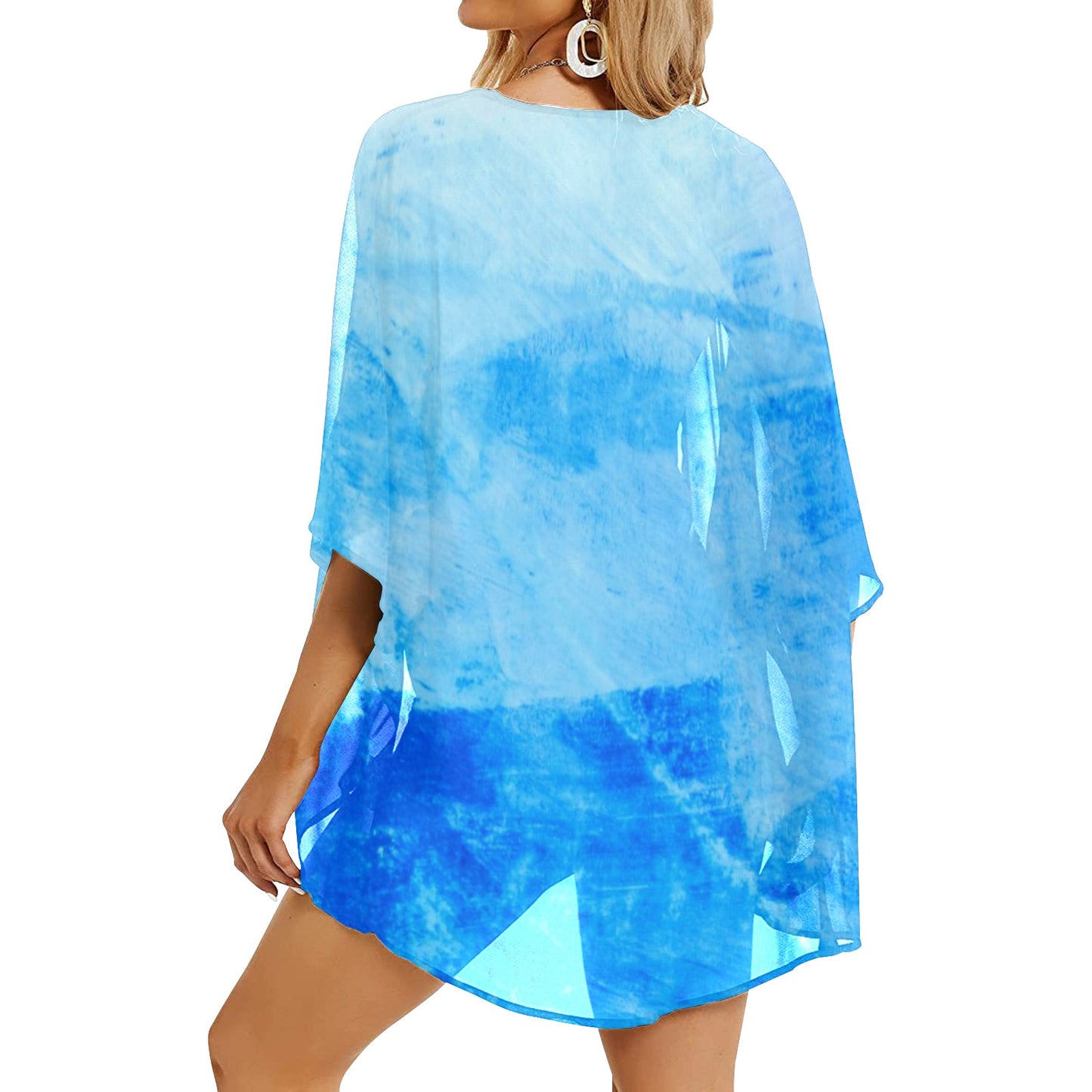 Women's Kimono Chiffon Cover Up (H51)