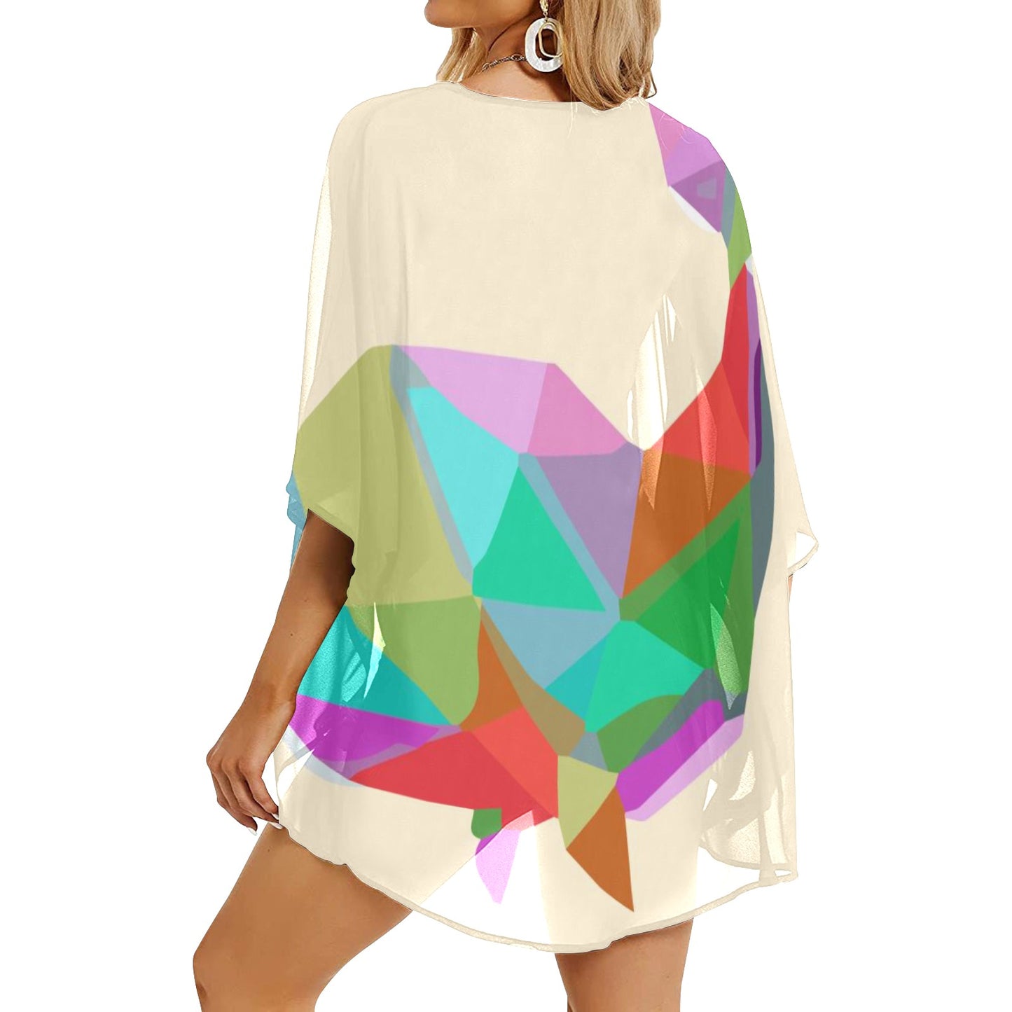 Women's Kimono Chiffon Cover Up (H51)