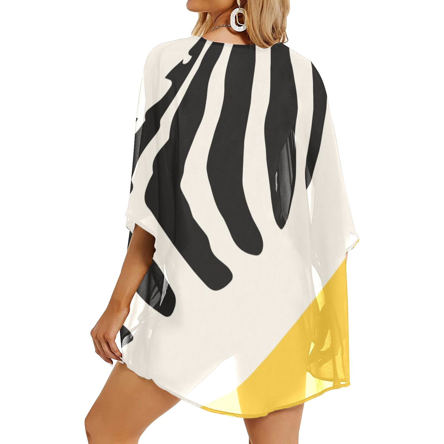 Women's Kimono Chiffon Cover Up (H51)